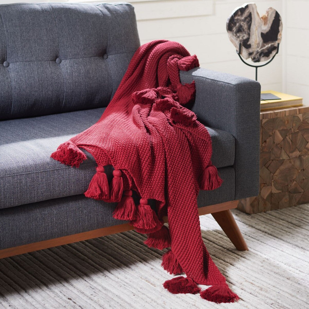 Safavieh Brantley Throw, Orange