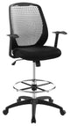 Intrepid Mesh Drafting Chair, Black