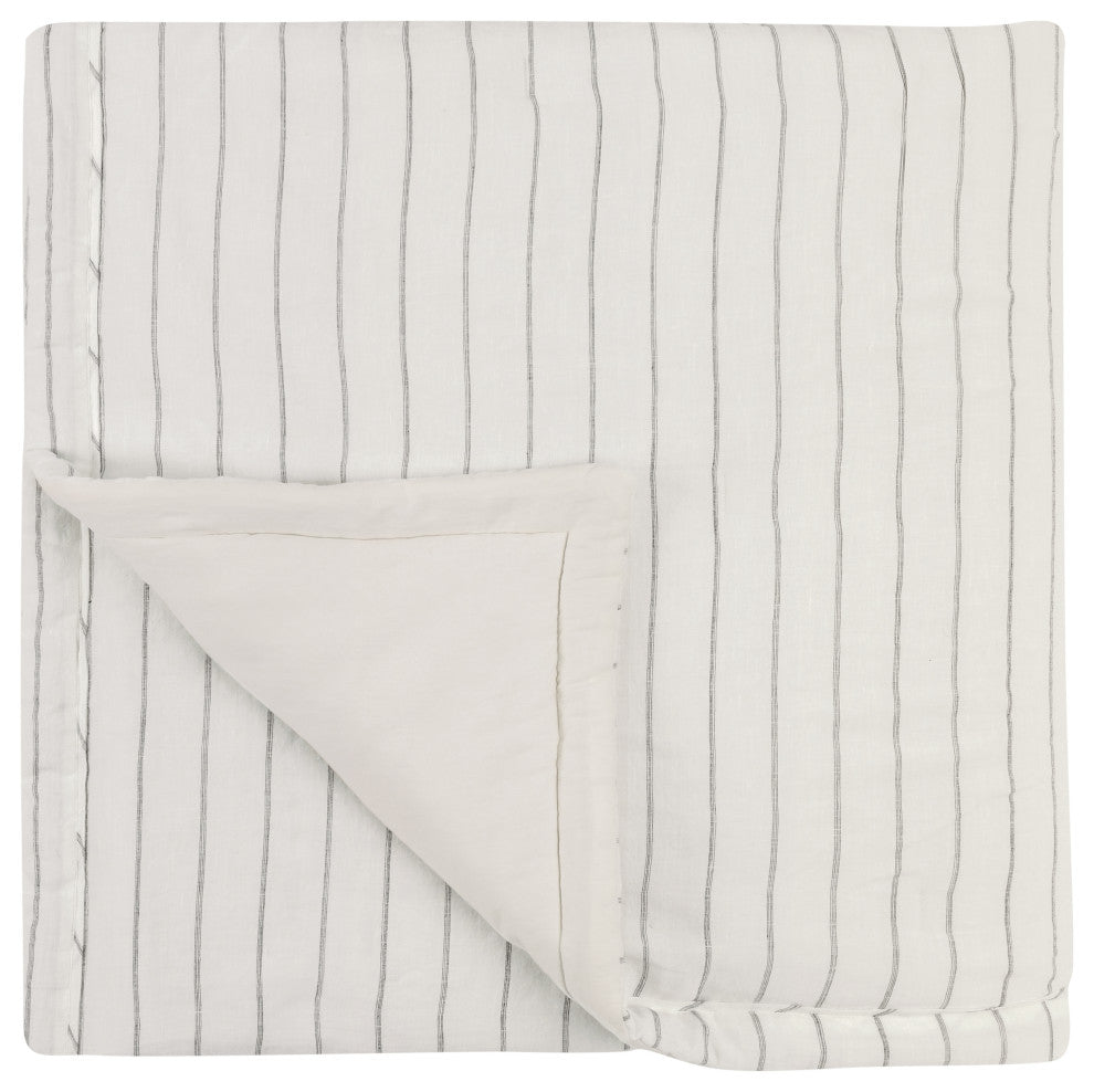 Kingston 3-Piece 100% Linen Comforter Set, Queen