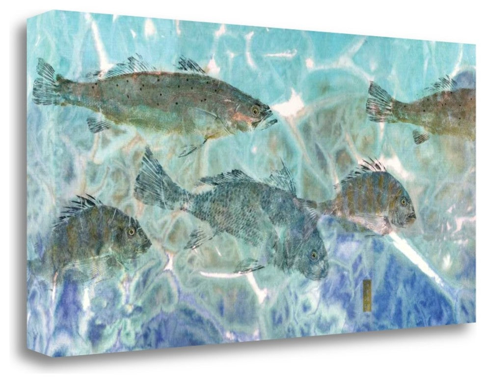 "Inside Flats" By Jim Roberts,Ready to Hang Giclee Print on Gallery Wrap Canvas