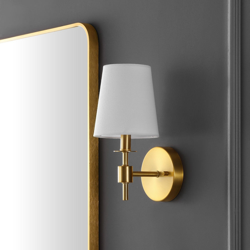 Safavieh Dalany 7" Wall Sconce, Brass