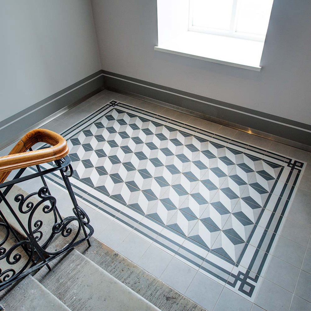 Twenties Ceramic Floor and Wall Tile, Diamond