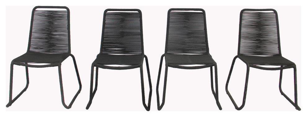 Set of 4 Neil Chair, Black