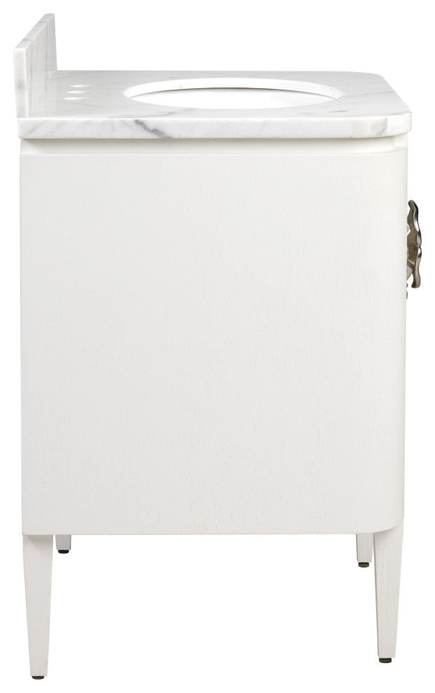 Briallen 30" White Vanity with Oval Undermount Sink
