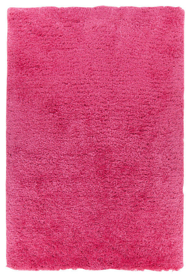 Osim Contemporary Area Rug, Hot Pink, 5'x7'6"