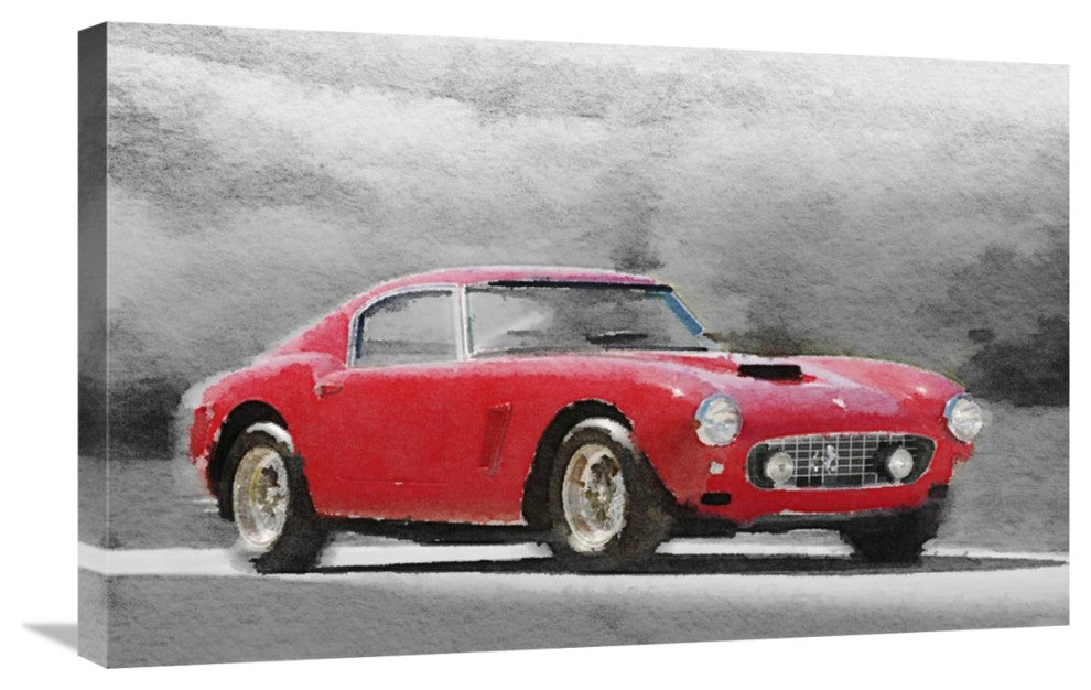 "1960 Ferrari 250 GT SWB Watercolor" Fine Art Print