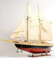 Bluenose II Painted L Wooden model sailing boat