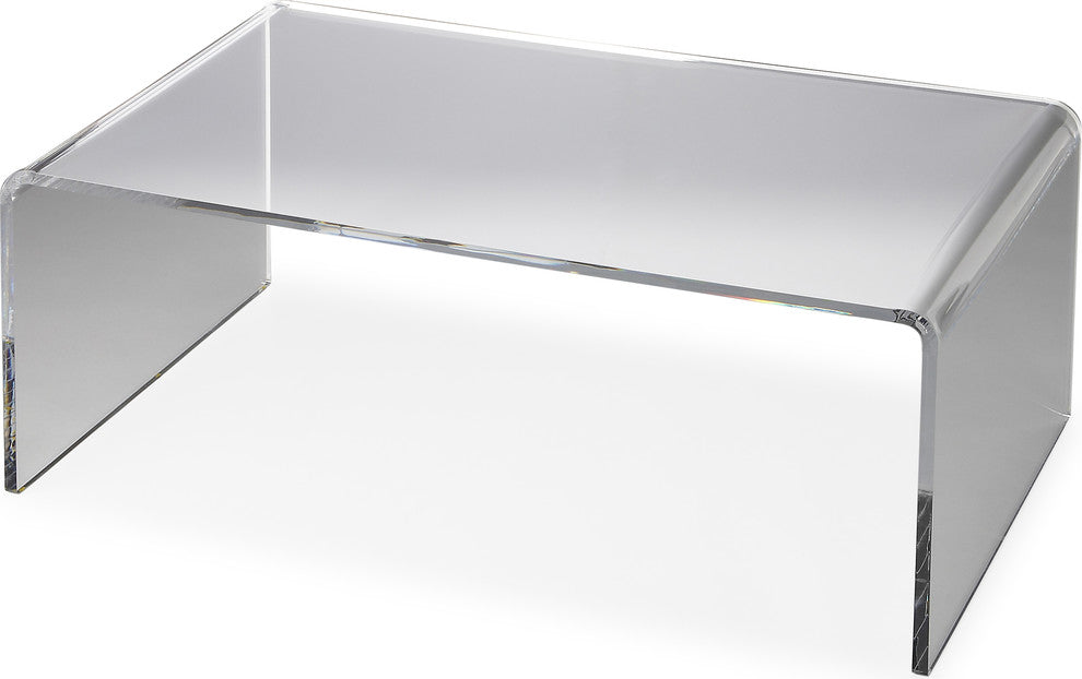 Butler Specialty Company, Crystal Clear Acrylic Coffee Table, Clear