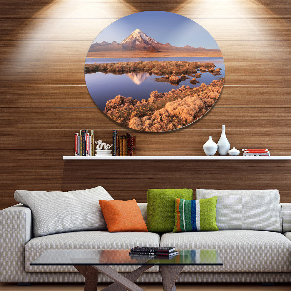 Sajama National Park Bolivia, Landscape Round Wall Art, 36"