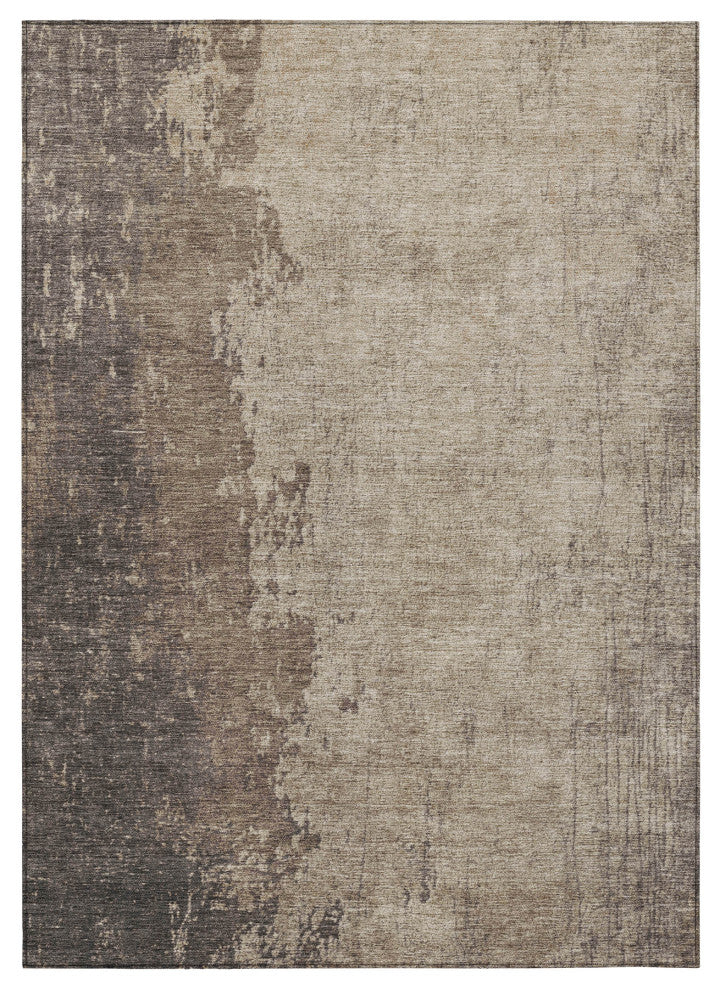 Machine Washable Indoor/Outdoor Chantille ACN1912 Taupe 2'6" x 3'10" Rug