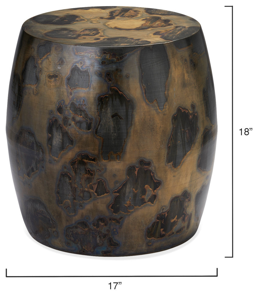 Realm Side Table, Acid Washed Metal