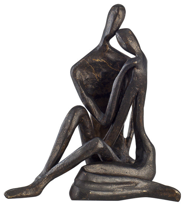 Danya B Couple Embracing Cast Bronze
