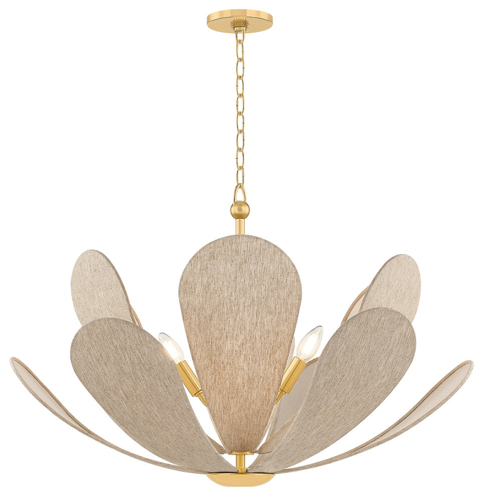Mitzi Nadine Chandelier Aged Brass