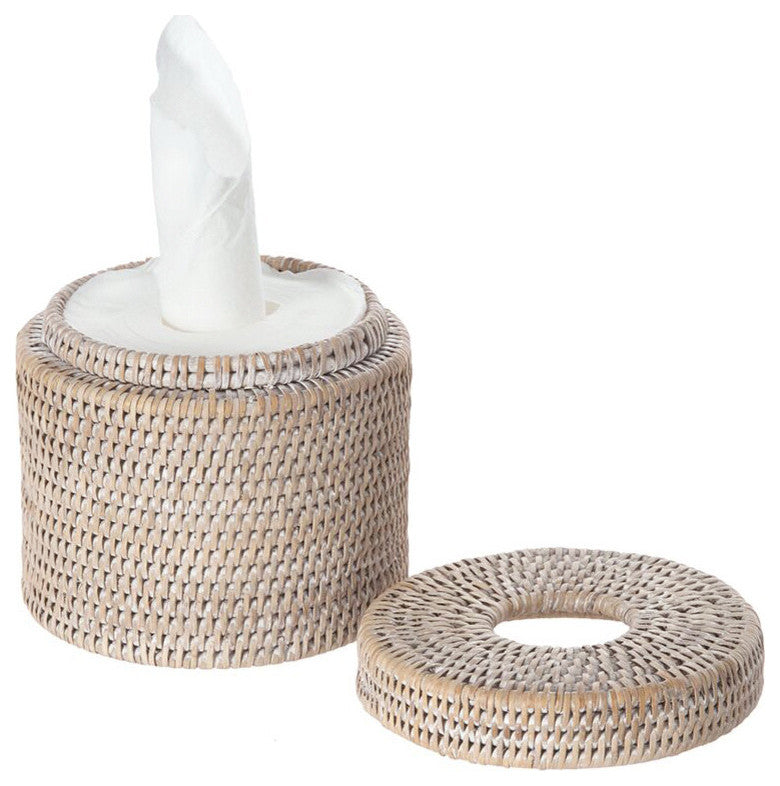 La Jolla Rattan Toilet Paper Roll Cover & Tissue Dispenser