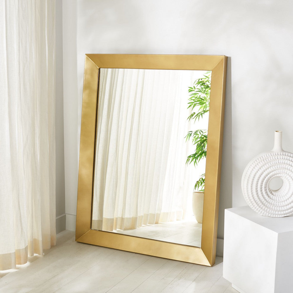 Safavieh Couture Veronika Brass Mirror, Brass