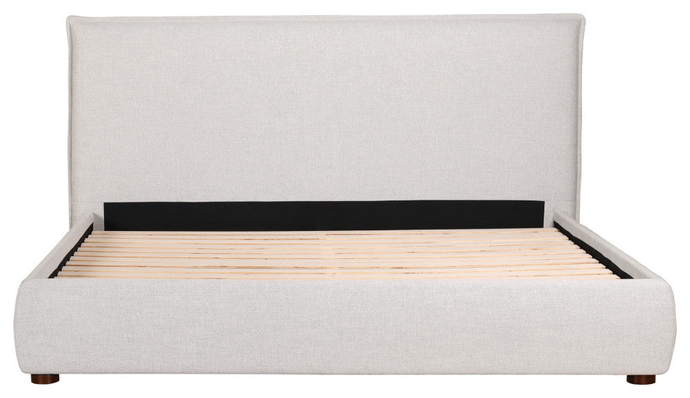 Luzon King Bed Light Grey