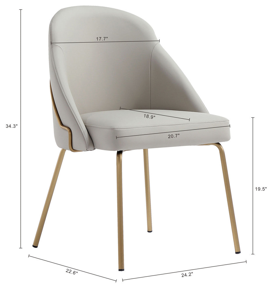 Manhattan Comfort Gracie Dining Chair, Set of 4