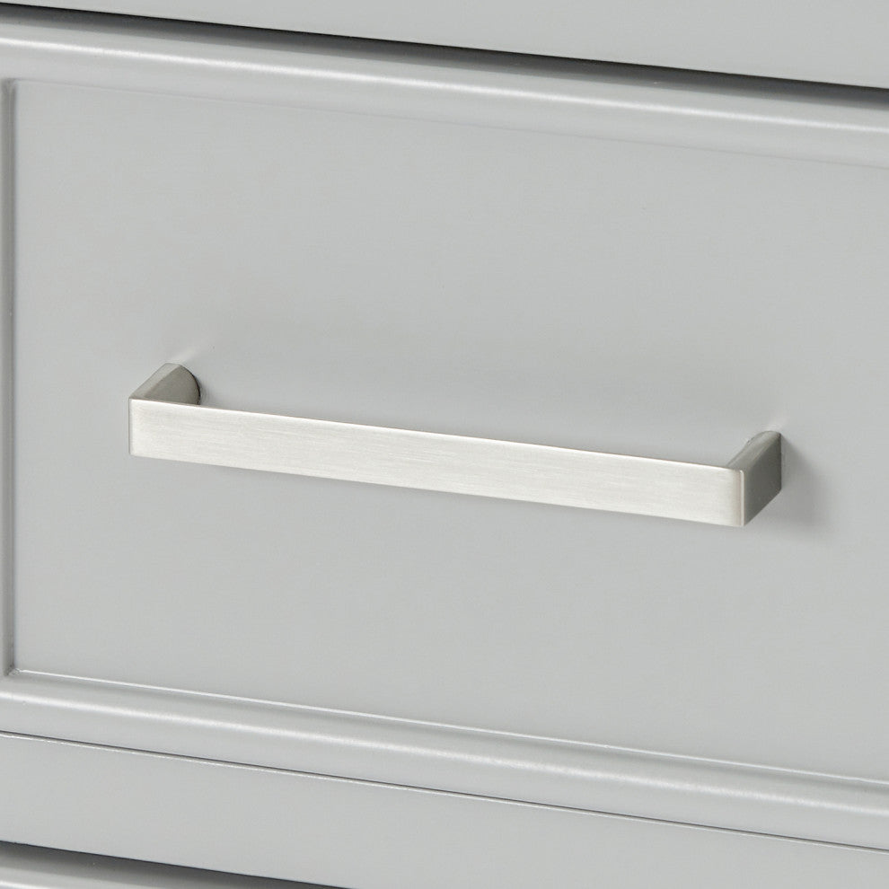 Ariel Stafford 42" Single Sink Bathroom Vanity Base, Gray