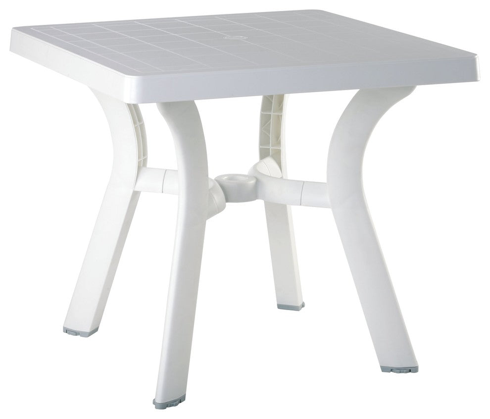 Compamia Viva Outdoor Dining Table, White
