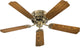 Quorum 11525-4 52"Ceiling Fan, Antique Brass Finish