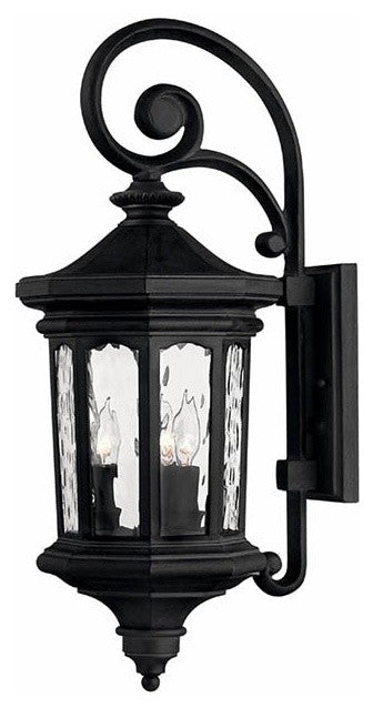 Outdoor Raley 3-Light, Museum Black