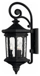 Outdoor Raley 3-Light, Museum Black