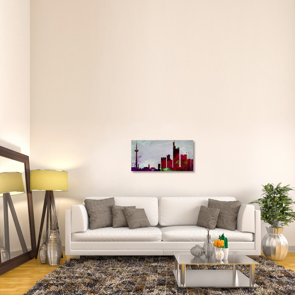 "Frankfurt City Skyline" Fine Art Print