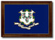Connecticut State Flag Canvas Print, 19"x27"