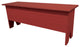 Wooden Storage Bench, Red