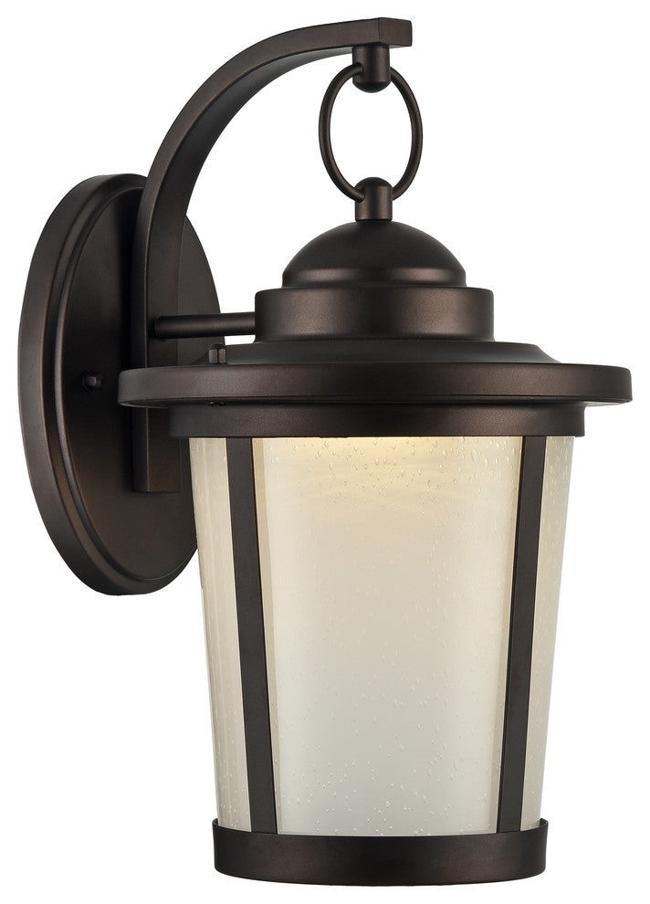 Chloe Lighting Abbington Transitional 1 Light Outdoor Wall Sconce, Bronze