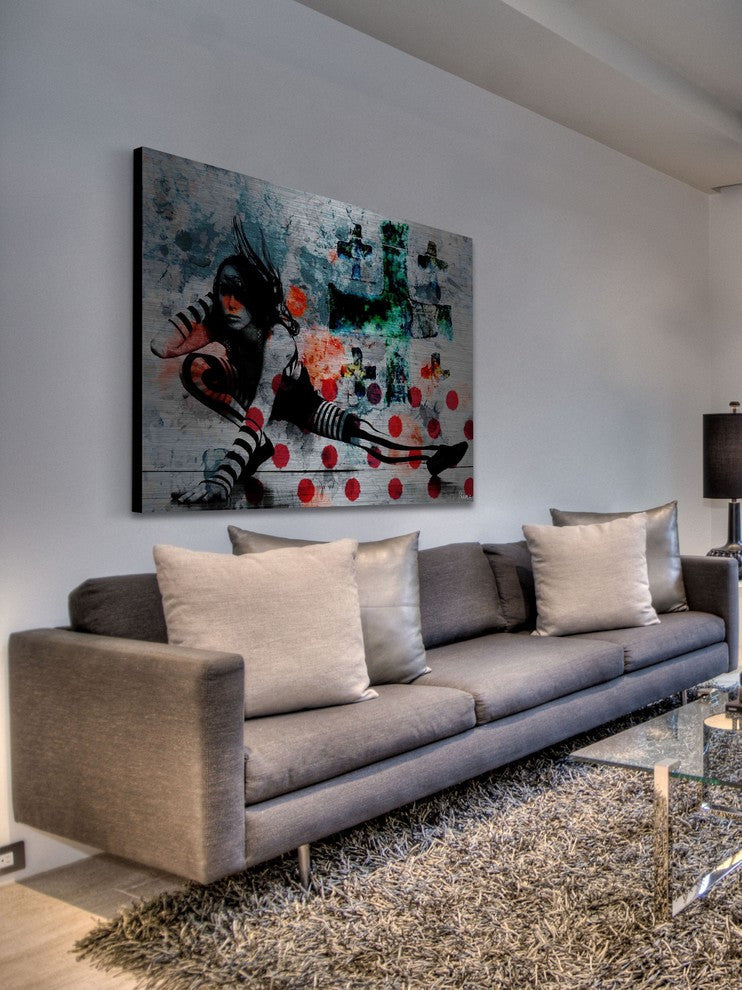 "Jerusalem Cross" Print on Brushed Aluminum, 45"x30"