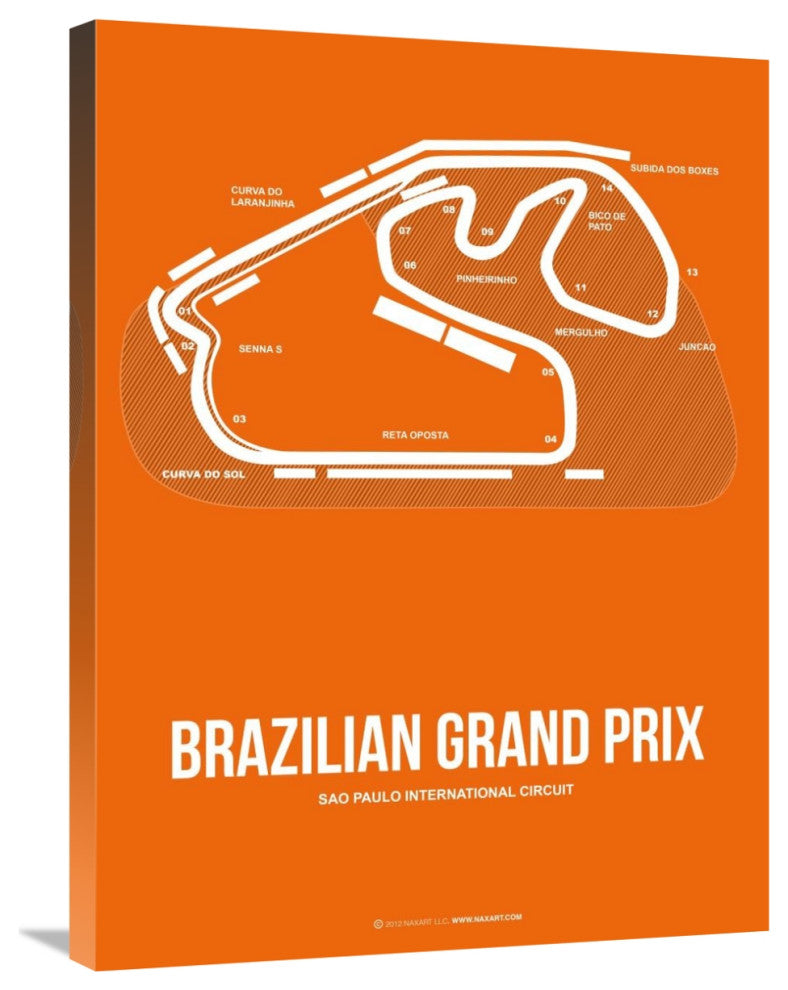 "Brazilian Grand Prix 3" Fine Art Print