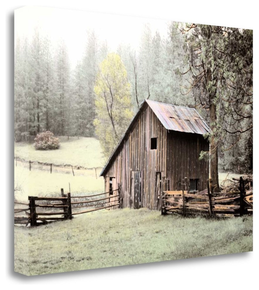 "Barn Near Sonora" By Laura Culver, Giclee Print on Gallery Wrap Canvas