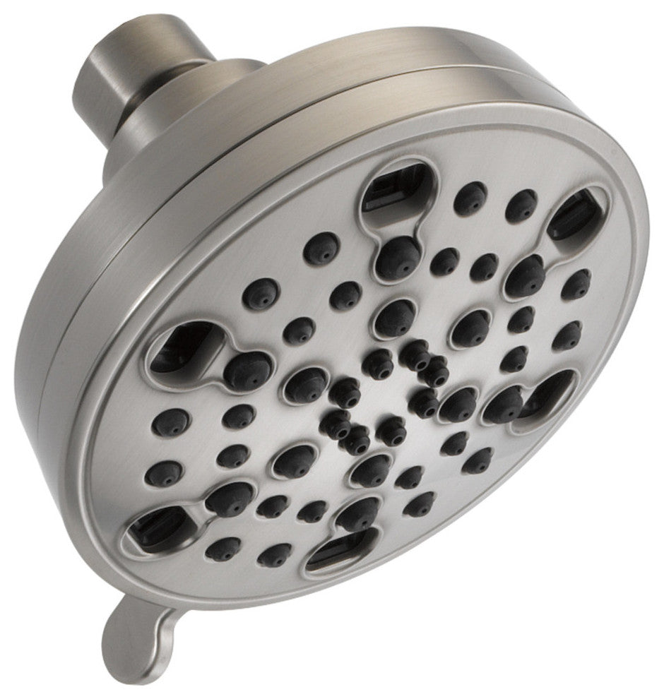 Delta H2Okinetic 5-Setting Contemporary Shower Head, Stainless, 52638-SS20-PK