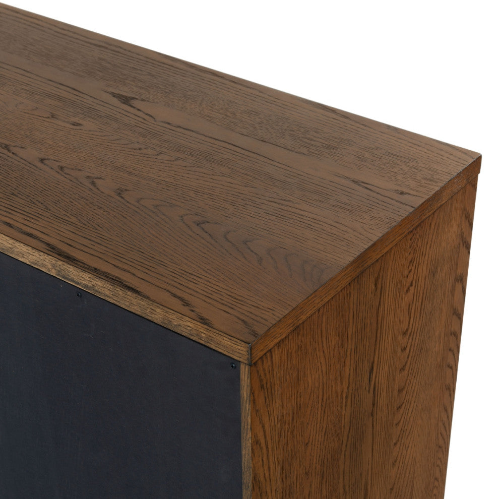 Safavieh Couture Tobiette 6 Drawer Wood Dresser, Medium Oak