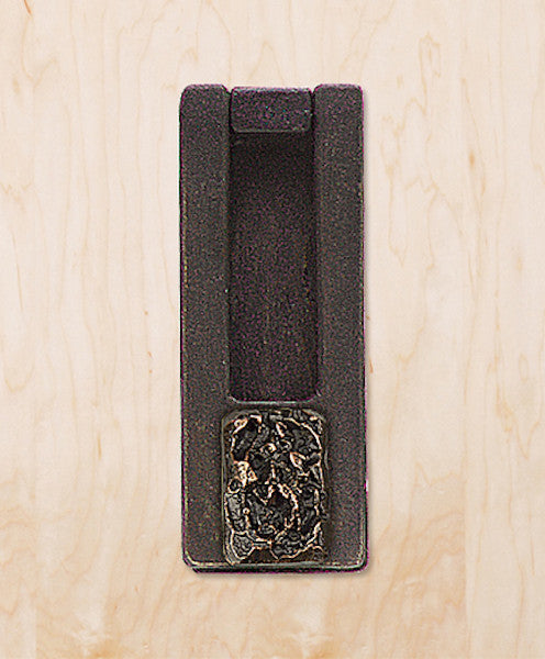 Baroque Door Knocker, Polished Pewter