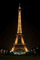 "LED Famous Eiffel Tower Paris at Night" Canvas Wall Art