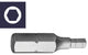 S2 Steel Hex Key Bit, 3/16"x1"