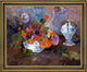 Paul Gauguin Vase of Nasturtiums Framed Premium Canvas Print, 20"x25"