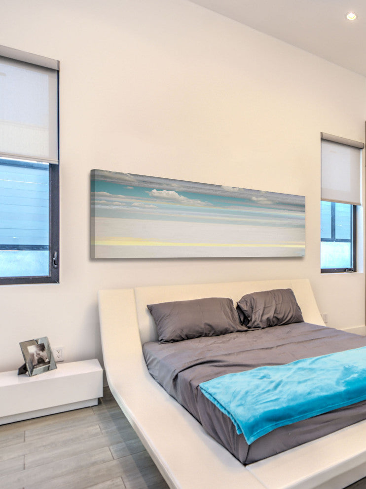 "Distant Clouds" Print on Canvas, 30"x10"
