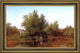 Albert Fitch Bellows Family by the River Framed Premium Canvas Print, 16"x24"