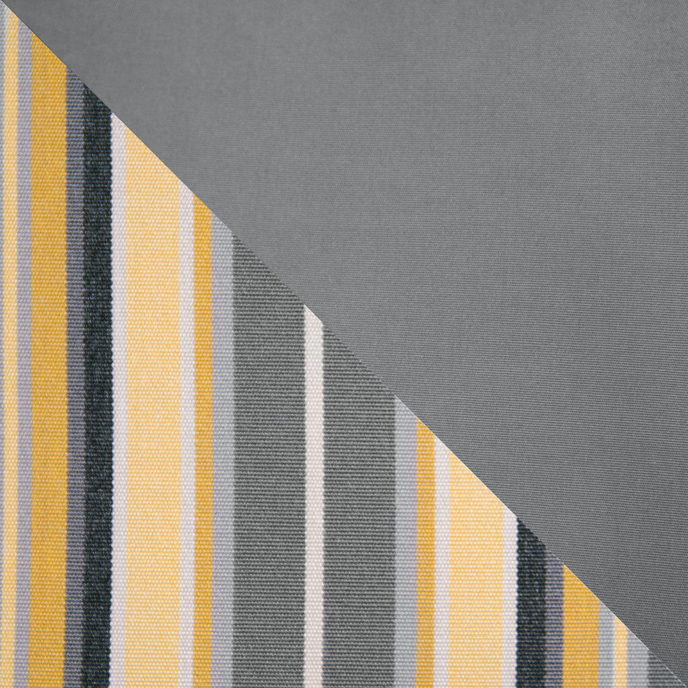 Milea 5 Piece Sunbrella Outdoor Patio Club Chair and Ottoman Set, Charcoal Gray