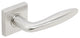 Summer Lever, Half Passage, Left Hand, Satin Stainless Steel, 2-3/8" Backset