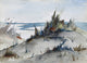 Eve Nethercott "Beach Dunes, P2.58" Watercolor Painting
