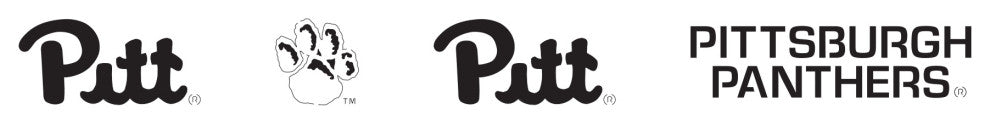 Customizable NCAA Logo Fire Pit, Rust Patina, Pittsburgh