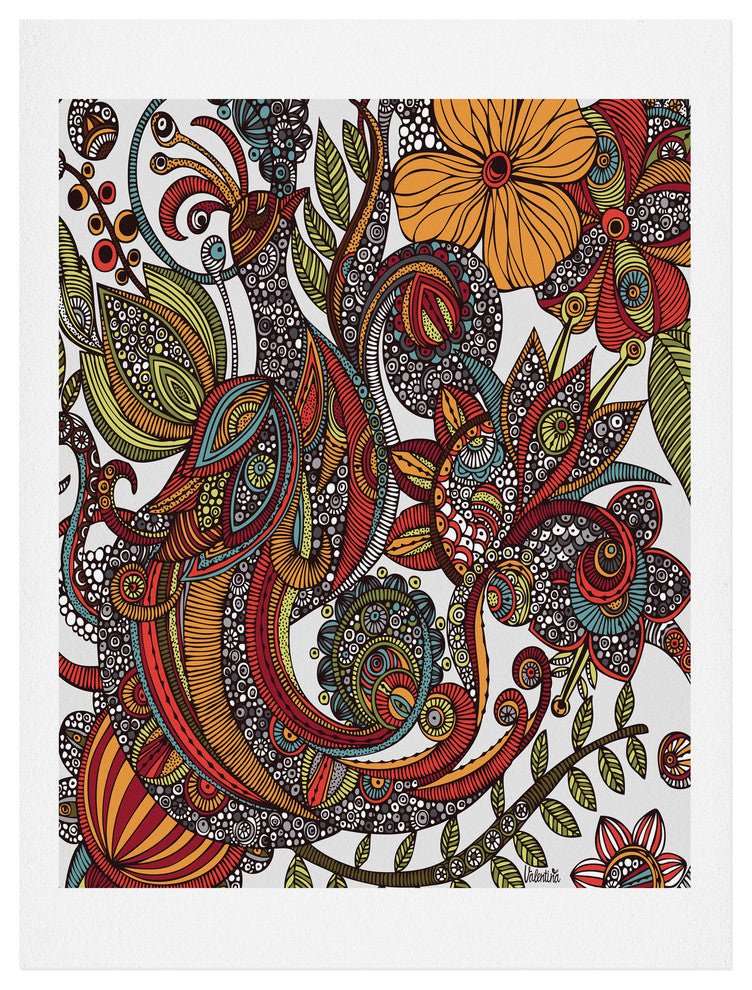 Deny Designs Valentina Ramos Paradise Bird Art Print