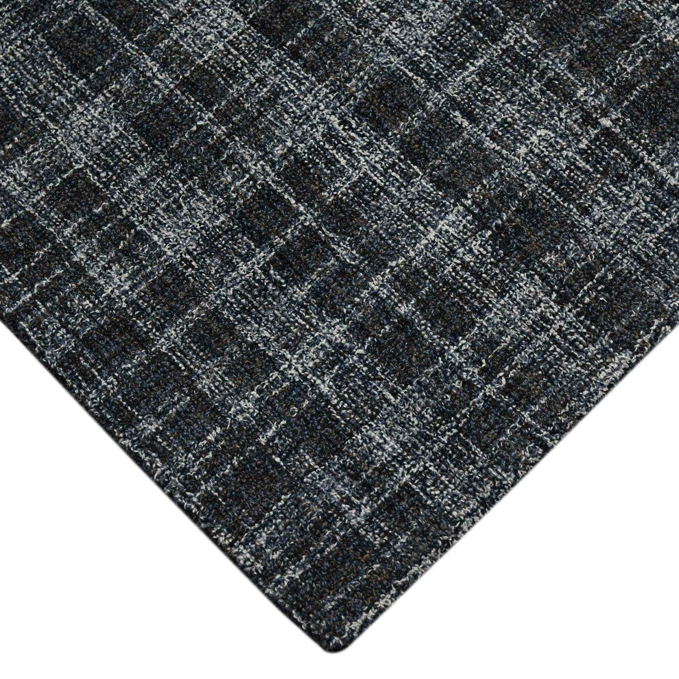 Laurel Turlen Area Rug, Dark Gray, 2' x 3', Plaid