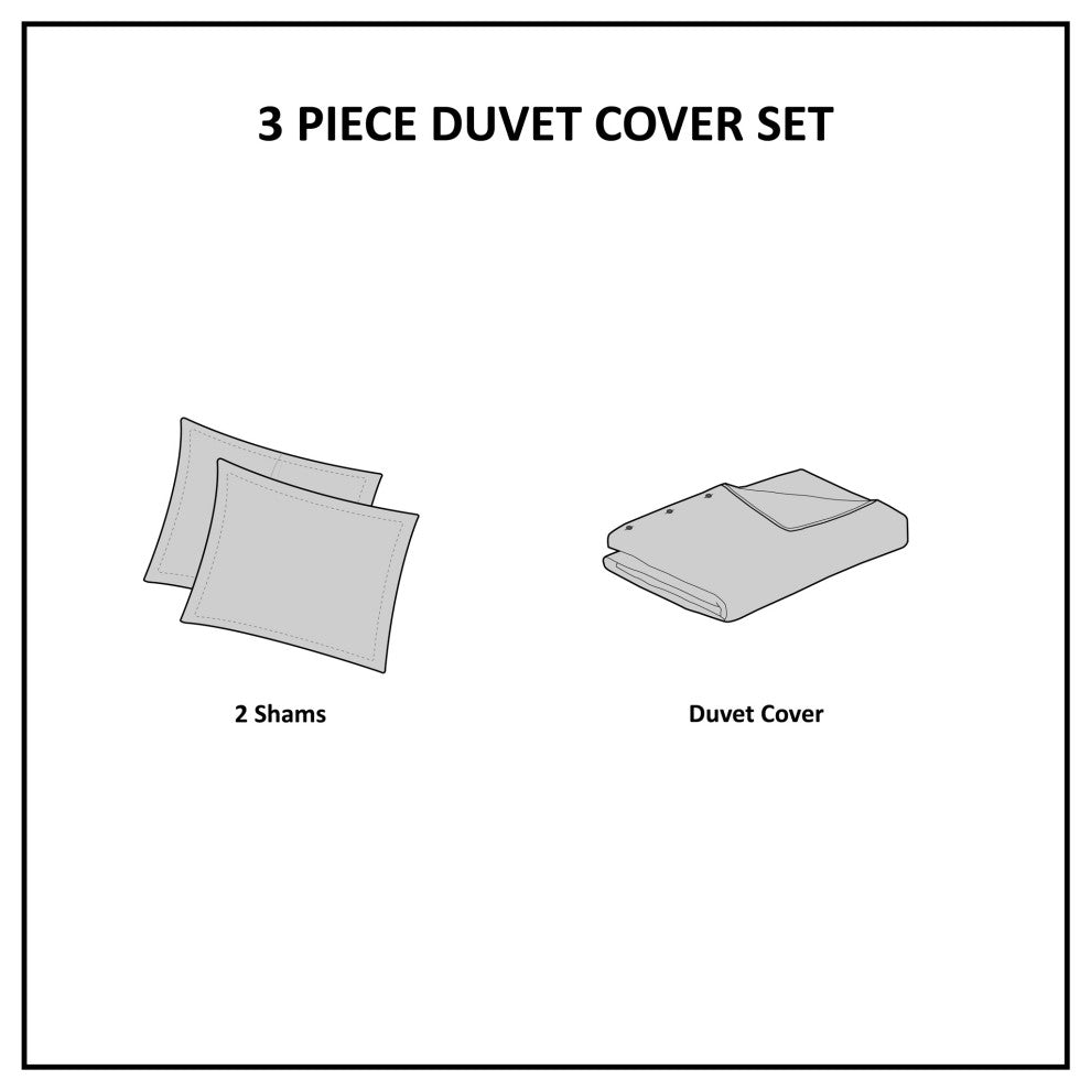 N Natori Cherry Blossom Duvet Cover Mini Set, Queen