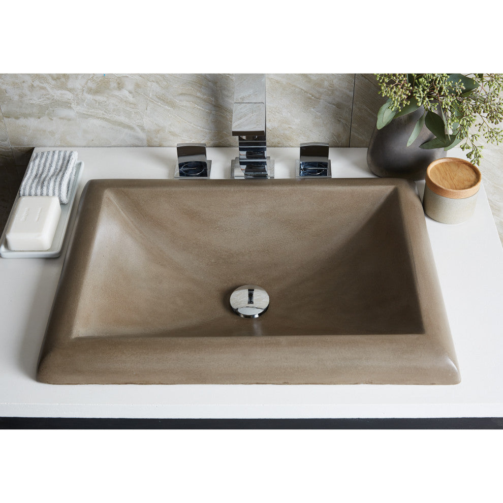 Montecito Bathroom Sink, Earth