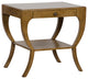 Maude Side Table, Saddle Brown